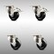 Service Caster 3 Inch 316SS Soft Rubber Wheel Swivel Top Plate Caster Lock Brakes SCC, 2PK SCC-SS316TTL20S314-SRS-2-S-2 - alternate 1